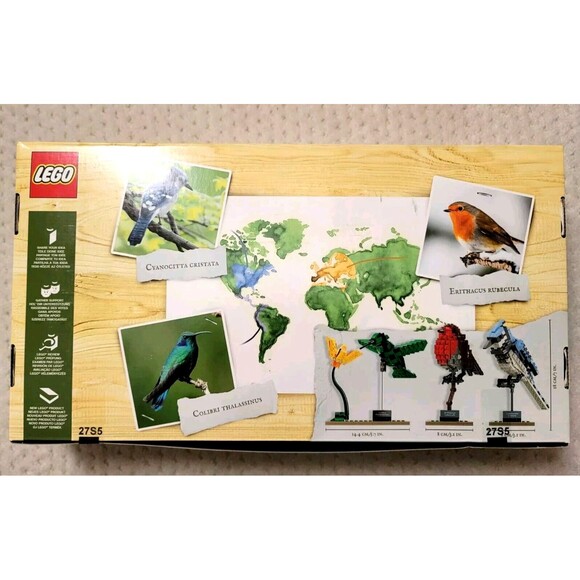 NISB LEGO Ideas 21301 - Birds - #009 Hummingbird Blue Jay Robin RETIRED - Picture 3 of 7